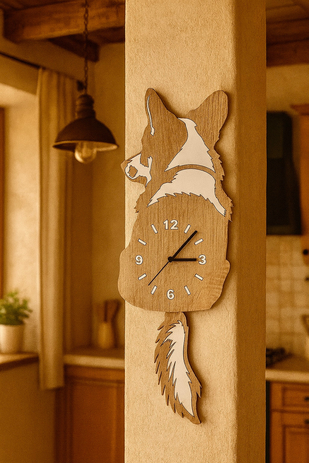 Pendulum clock - CORGI DOG