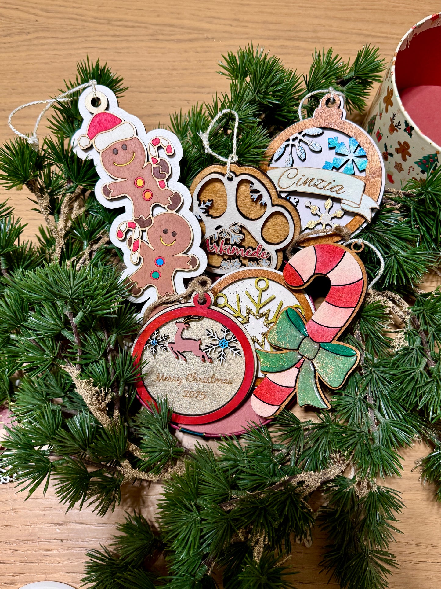 Ornamento natalizio - BASTONCINO DI ZUCCHERO