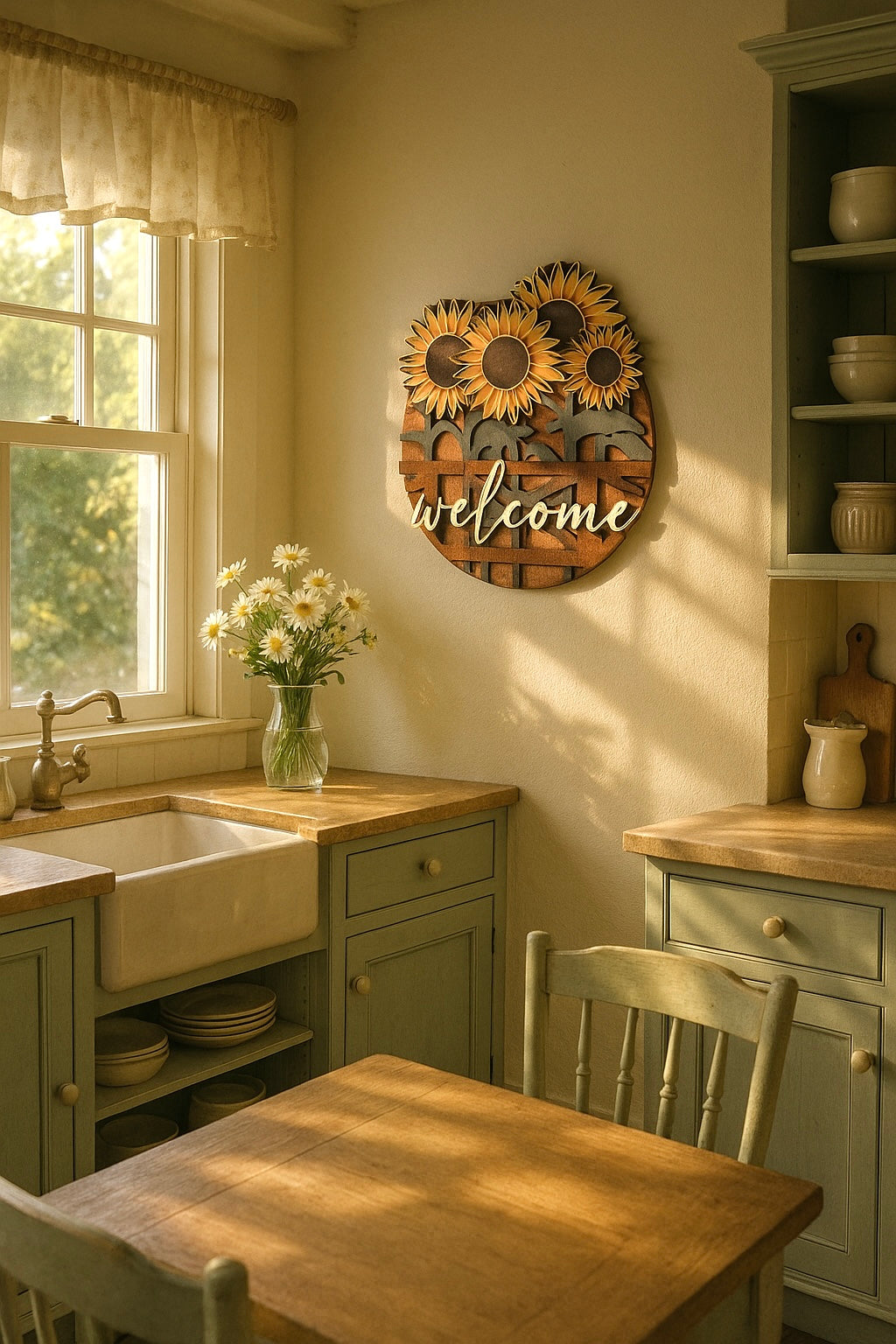 DECORAZIONE MURALE - SUNFLOWERS