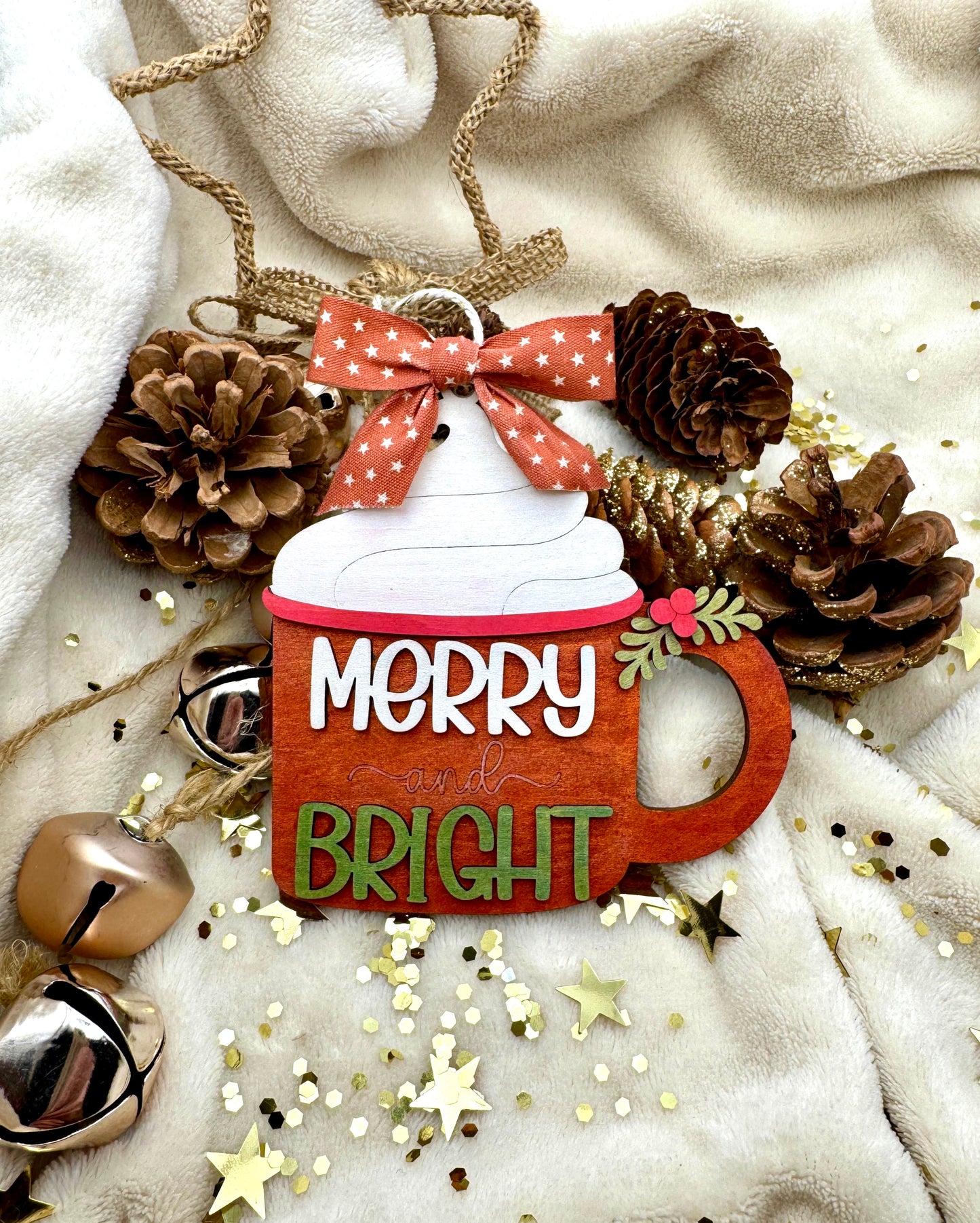 Christmas decoration - MERRY BRIGHT