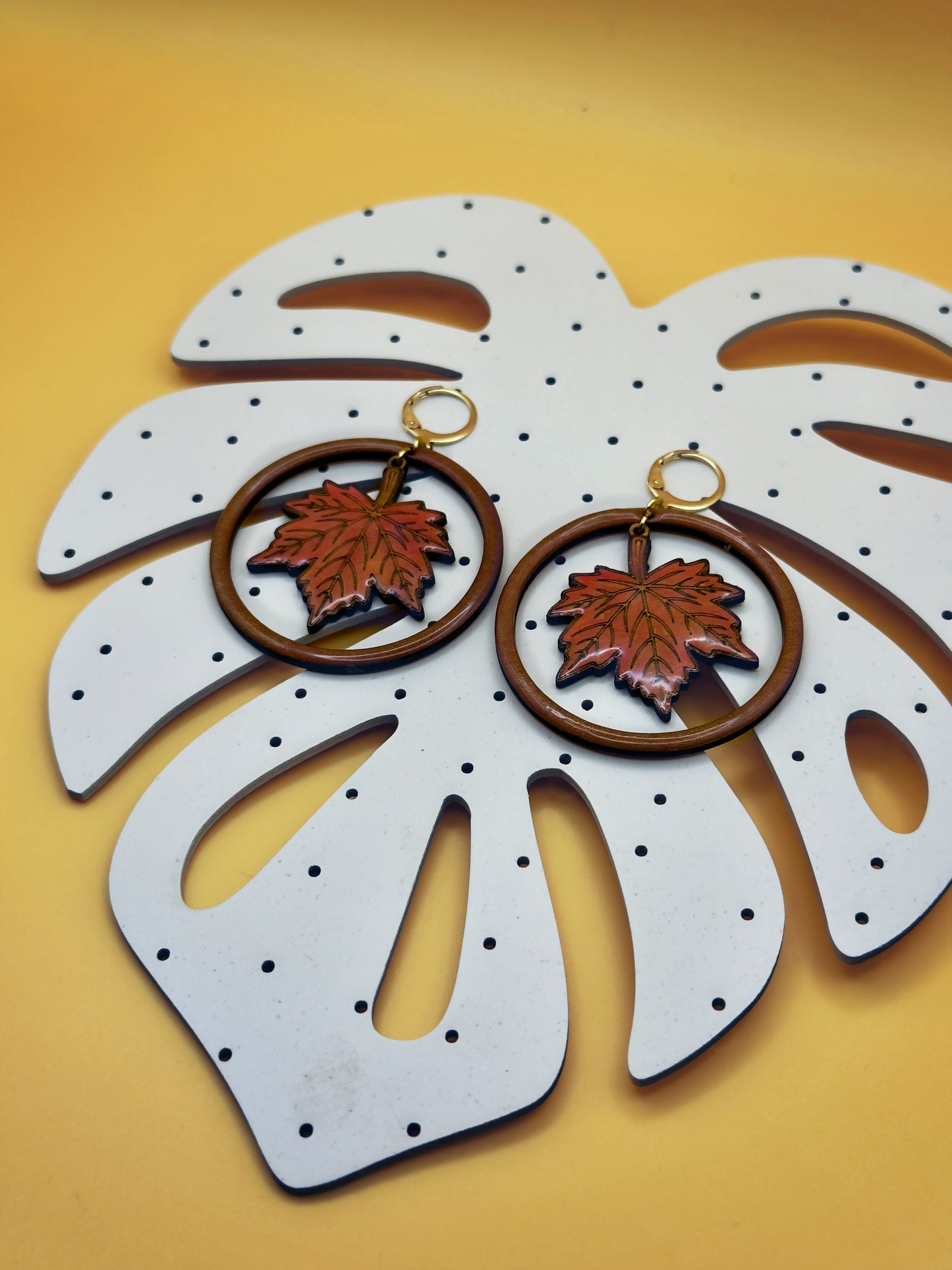 Earrings - AUTUMN LEAF