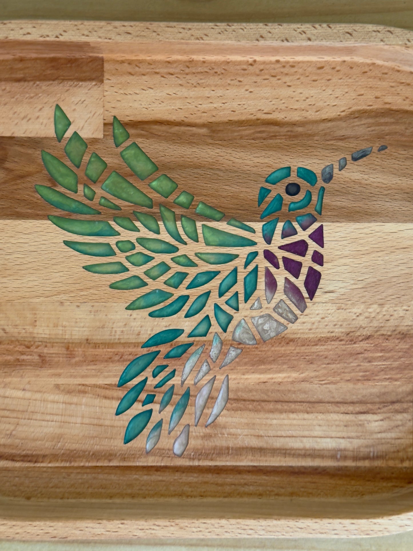 VASSOIO DECORATIVO OVALE - COLIBRÌ