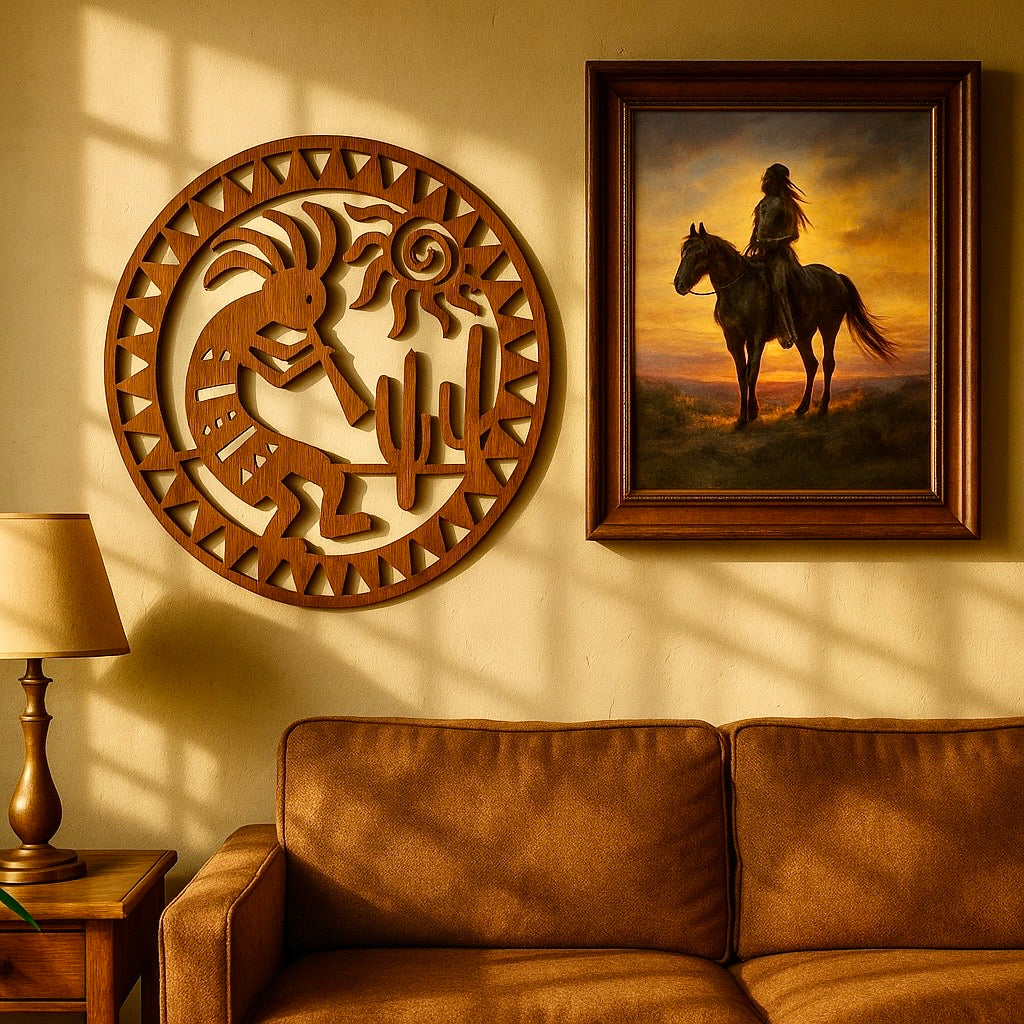 Decorazione legno - KOKOPELLI