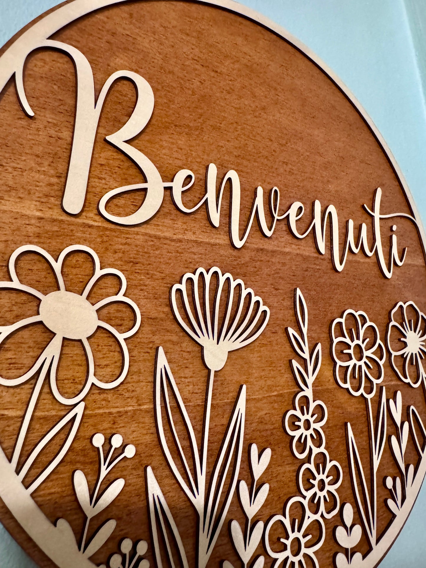 DECORAZIONE MURALE - WELCOME FLOWERS