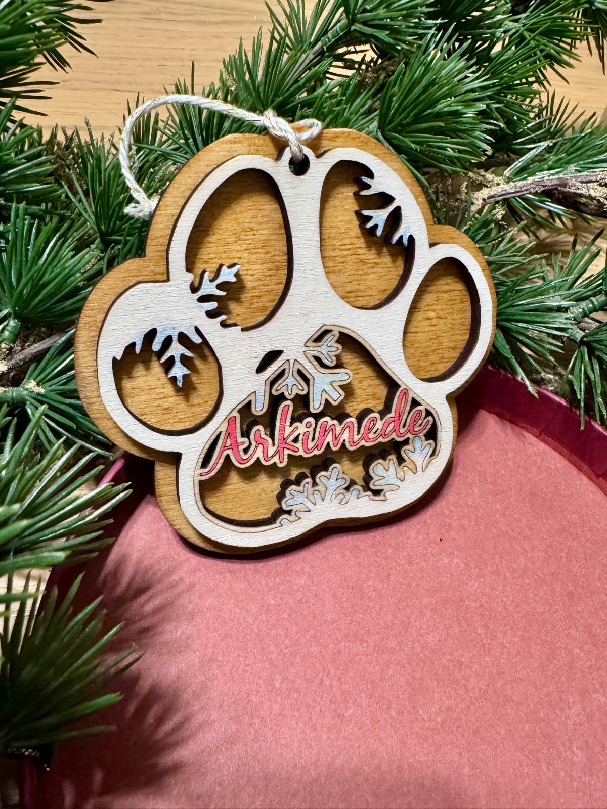 Addobbo Natalizio - ZAMPA NATALE