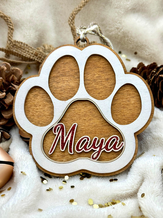 Addobbo natalizio - QUA LA ZAMPA