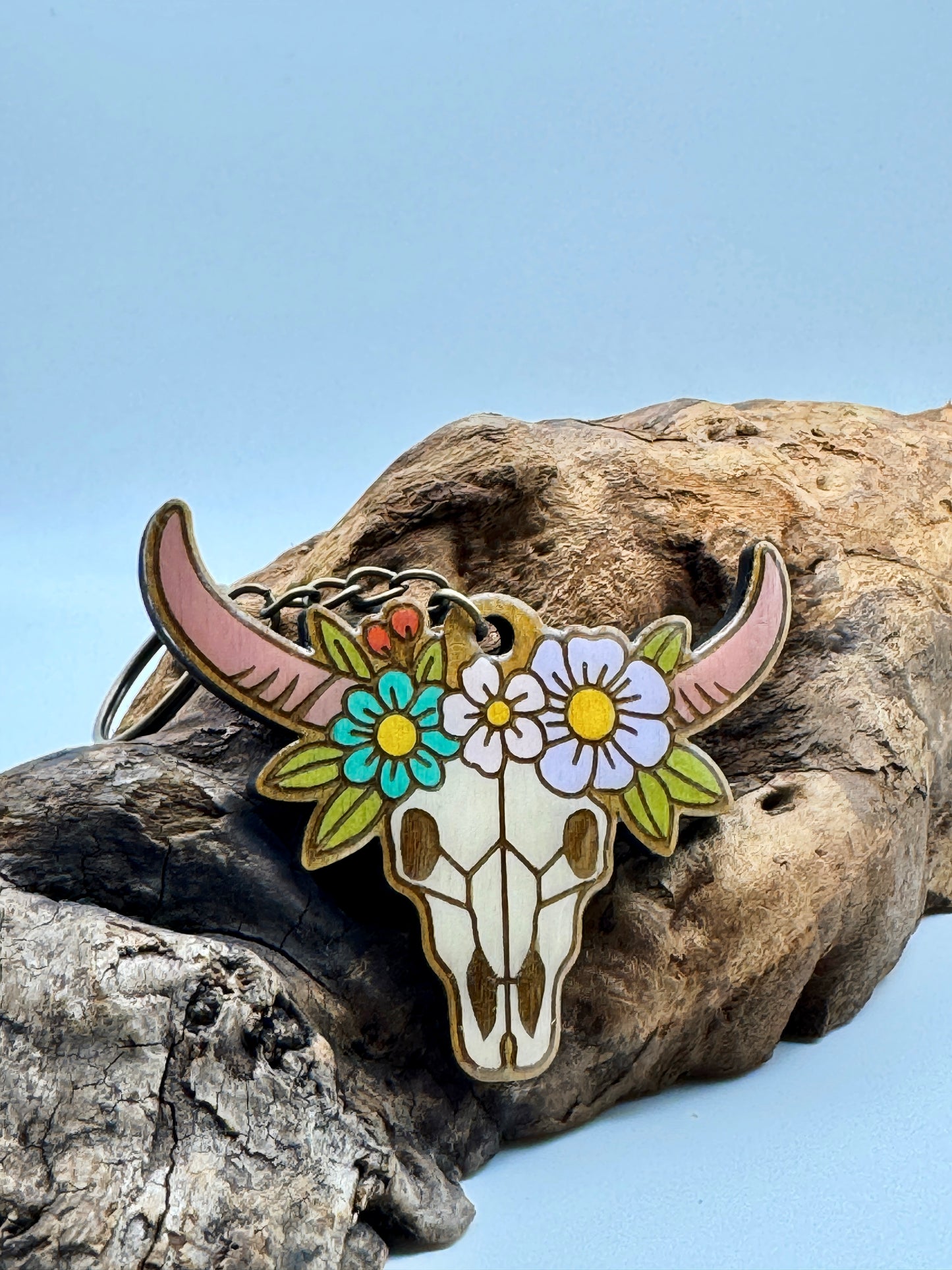 Portachiavi - TESCHIO FLOREALE