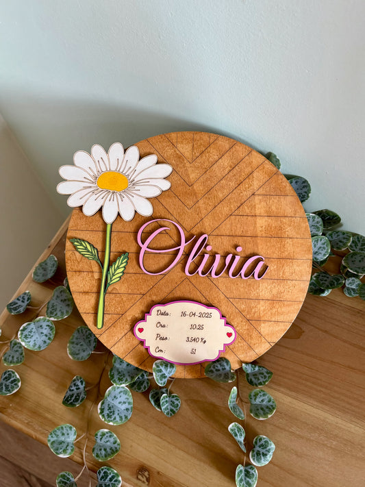 Targa nascita - MARGHERITA