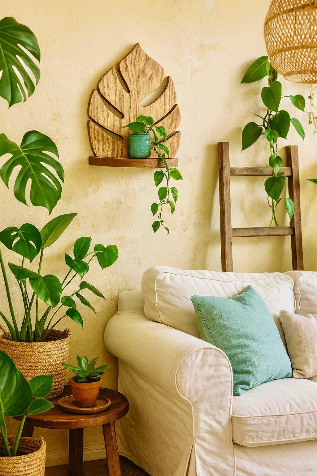 MENSOLA DA PARETE - MONSTERA