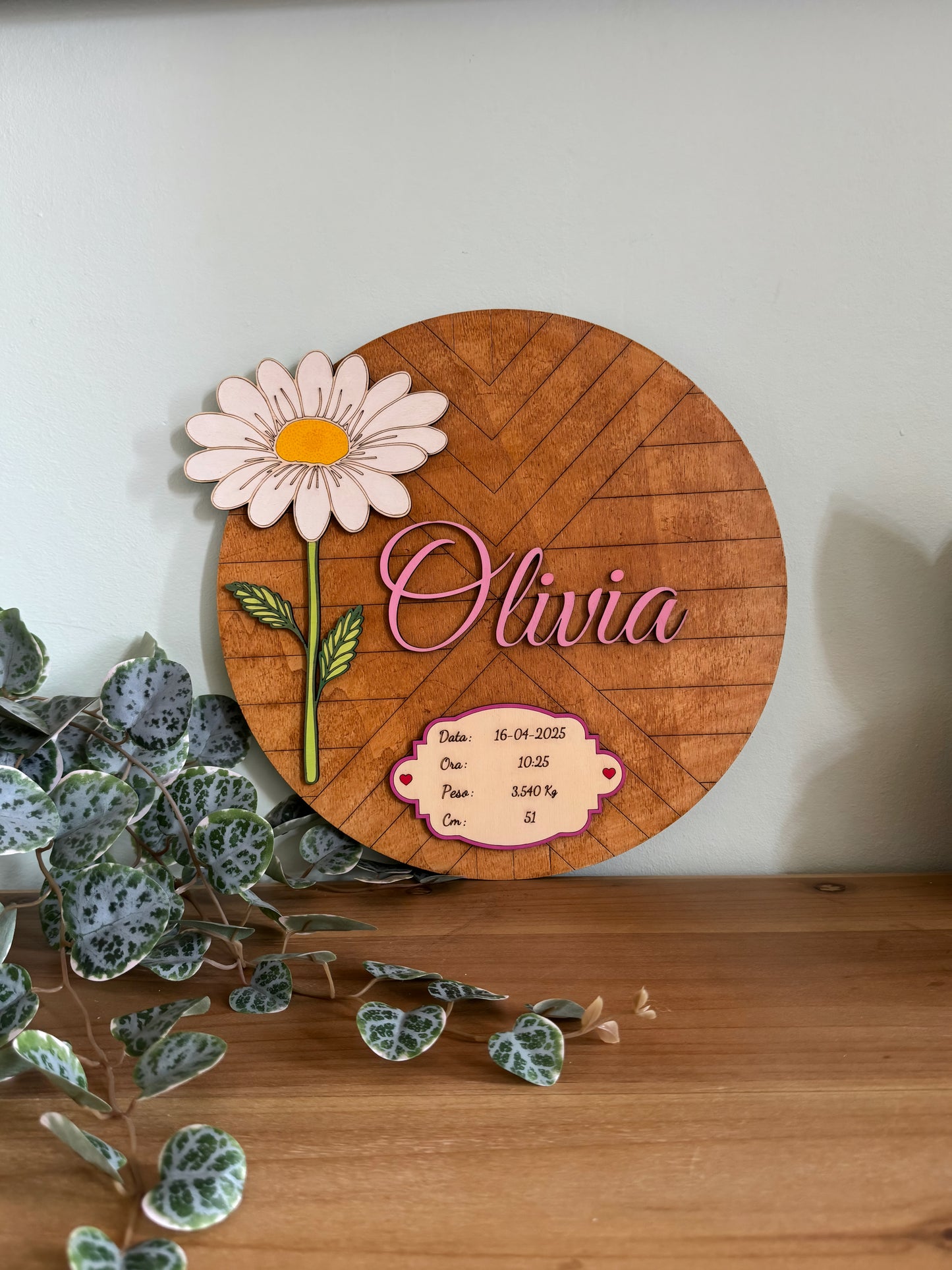 Targa nascita - MARGHERITA