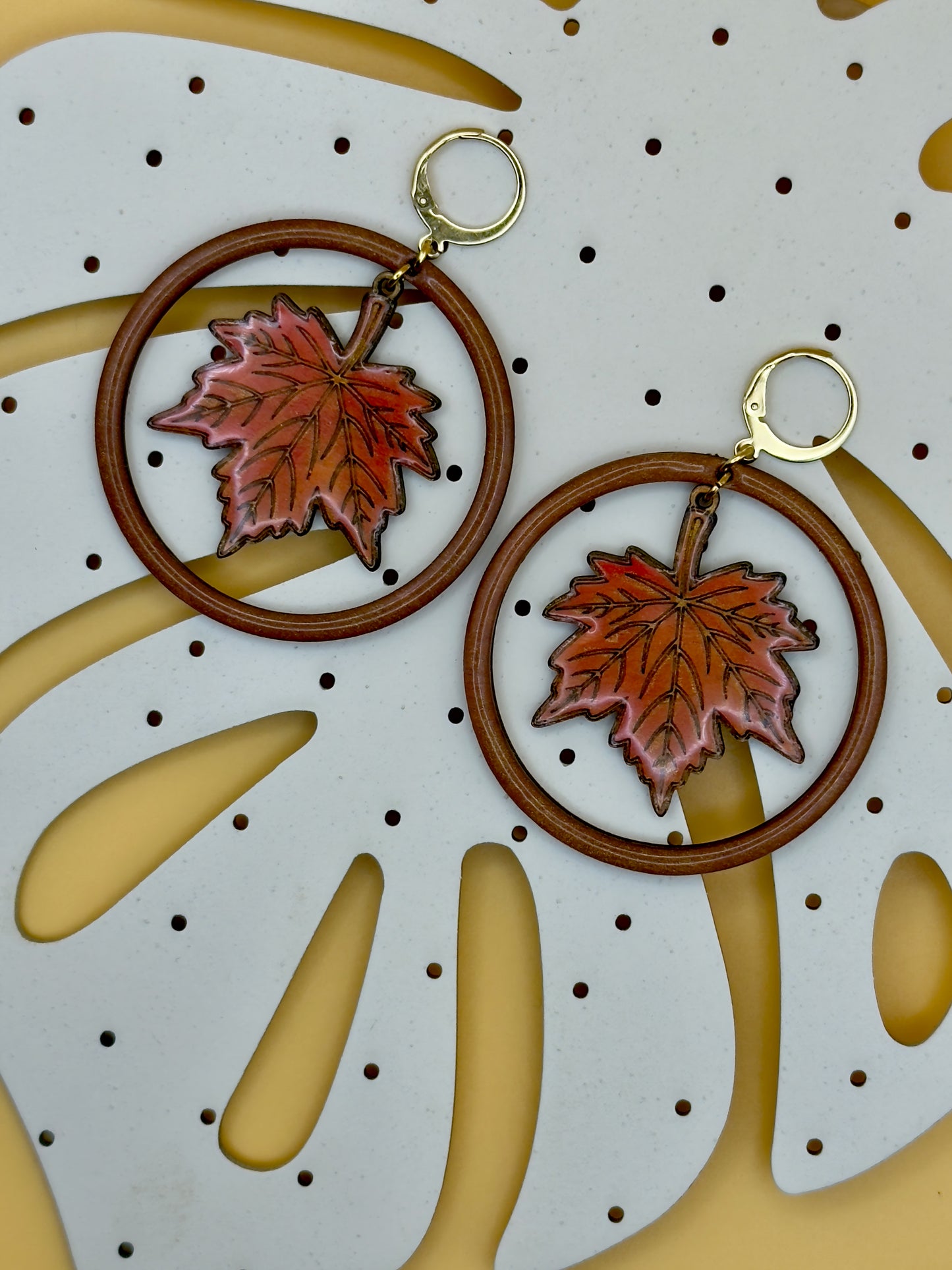 Earrings - AUTUMN LEAF