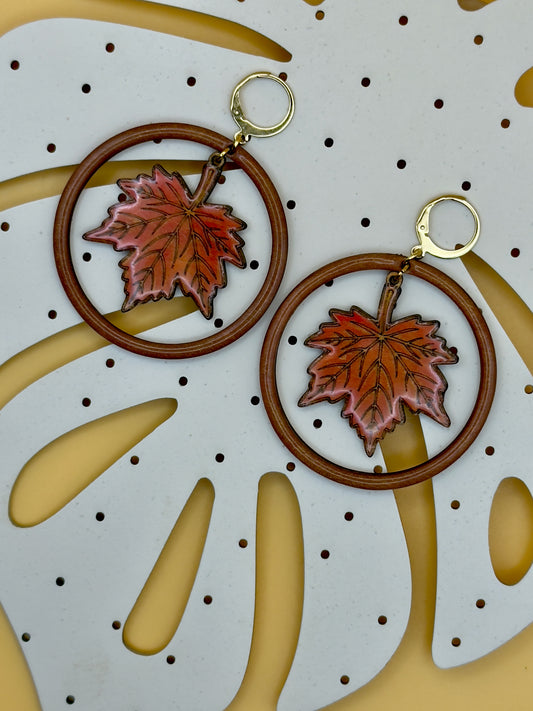 Orecchini - FOGLIA D’AUTUNNO