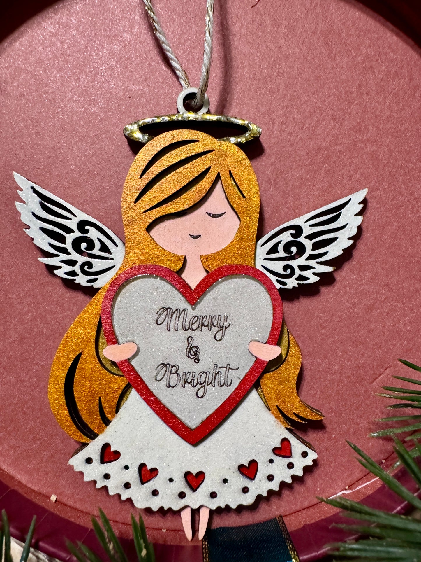 Addobbi natalizi - ANGIOLETTI DI NATALE