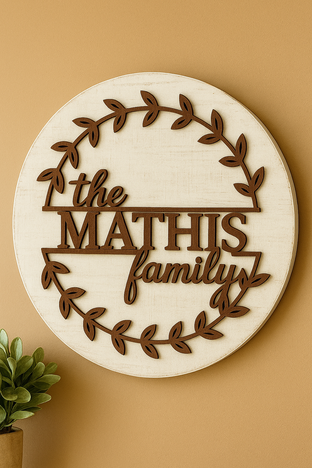 Targa decorativa - Nome famiglia