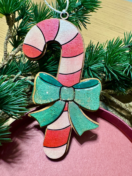 Ornamento natalizio - BASTONCINO DI ZUCCHERO