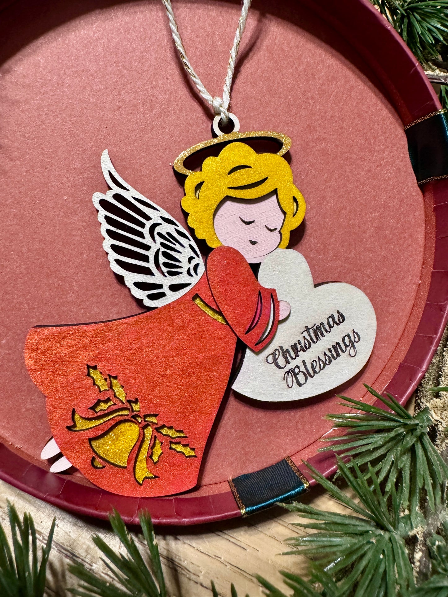 Addobbi natalizi - ANGIOLETTI DI NATALE