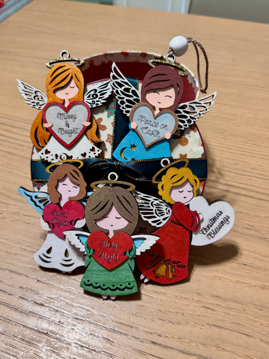 Addobbi natalizi - ANGIOLETTI DI NATALE