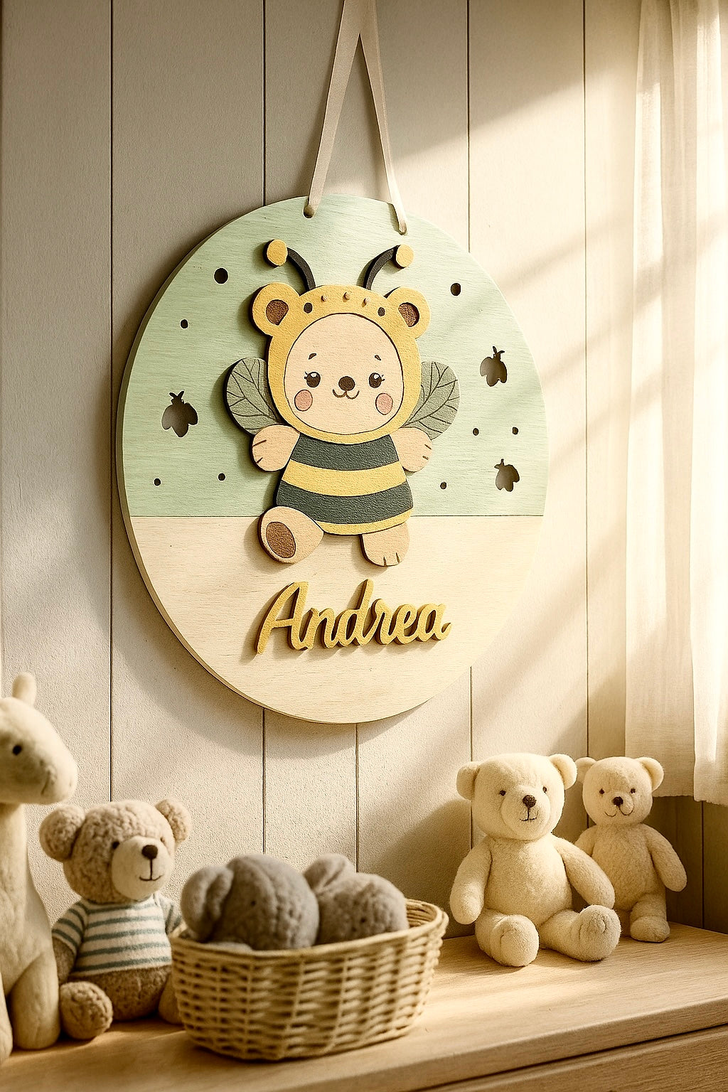 Targhetta decorativa: ORSO APE