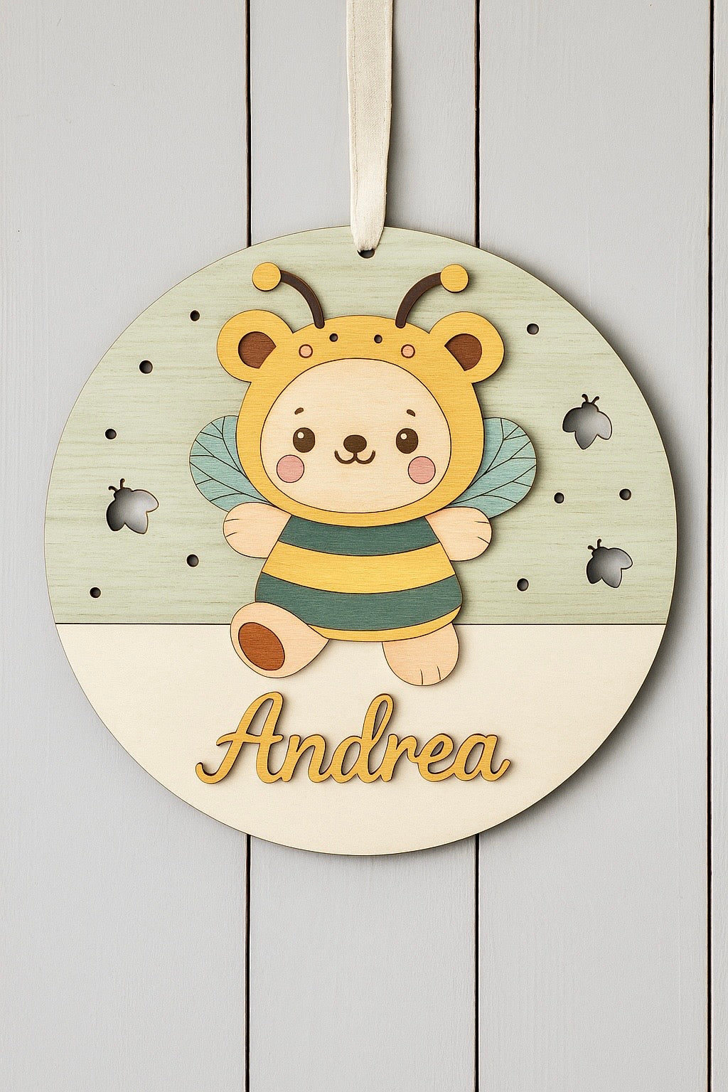 Targhetta decorativa: ORSO APE