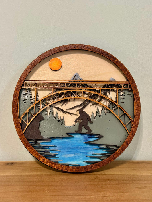 Targa decorativa- BIGFOOT