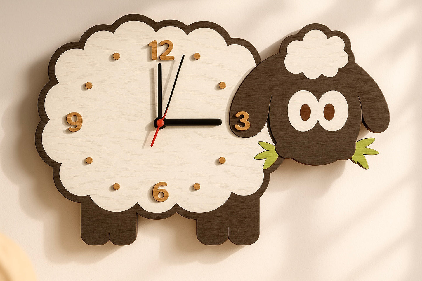 Orologio da parete - DOLCI ANIMALETTI