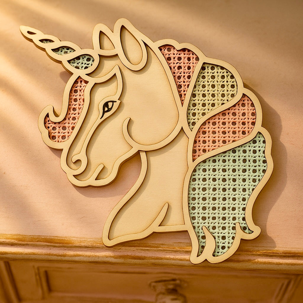 Decorazione da parete - UNICORNO RAINBOW