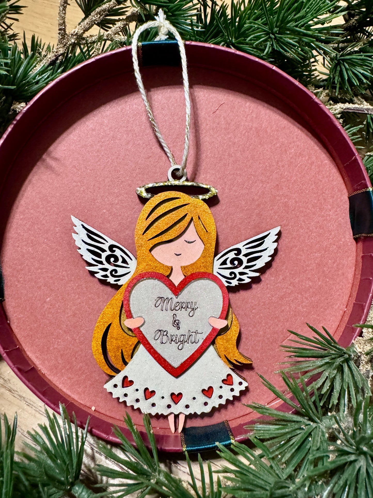 Addobbi natalizi - ANGIOLETTI DI NATALE