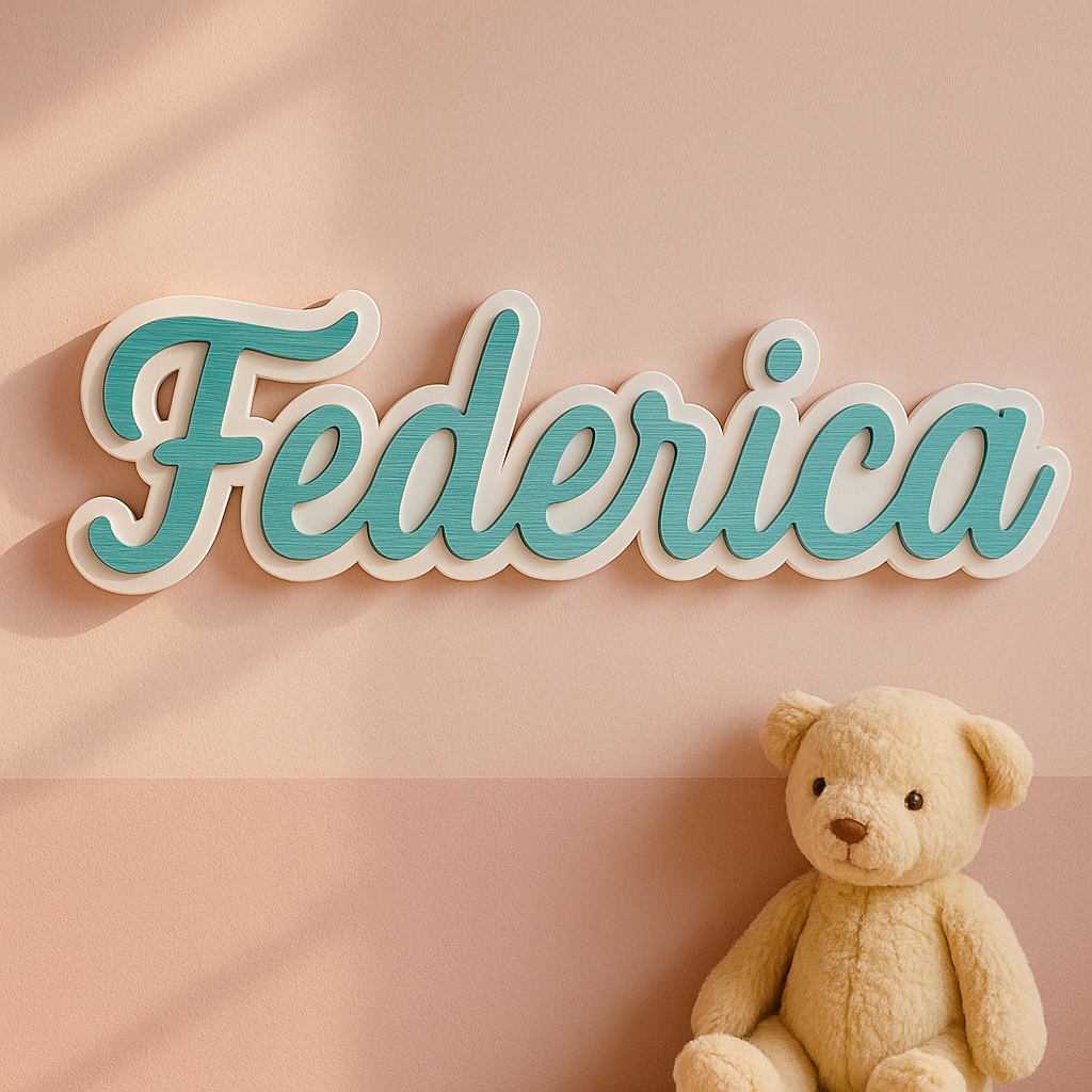 TARGA DECORATIVA - CUSTOM NAME