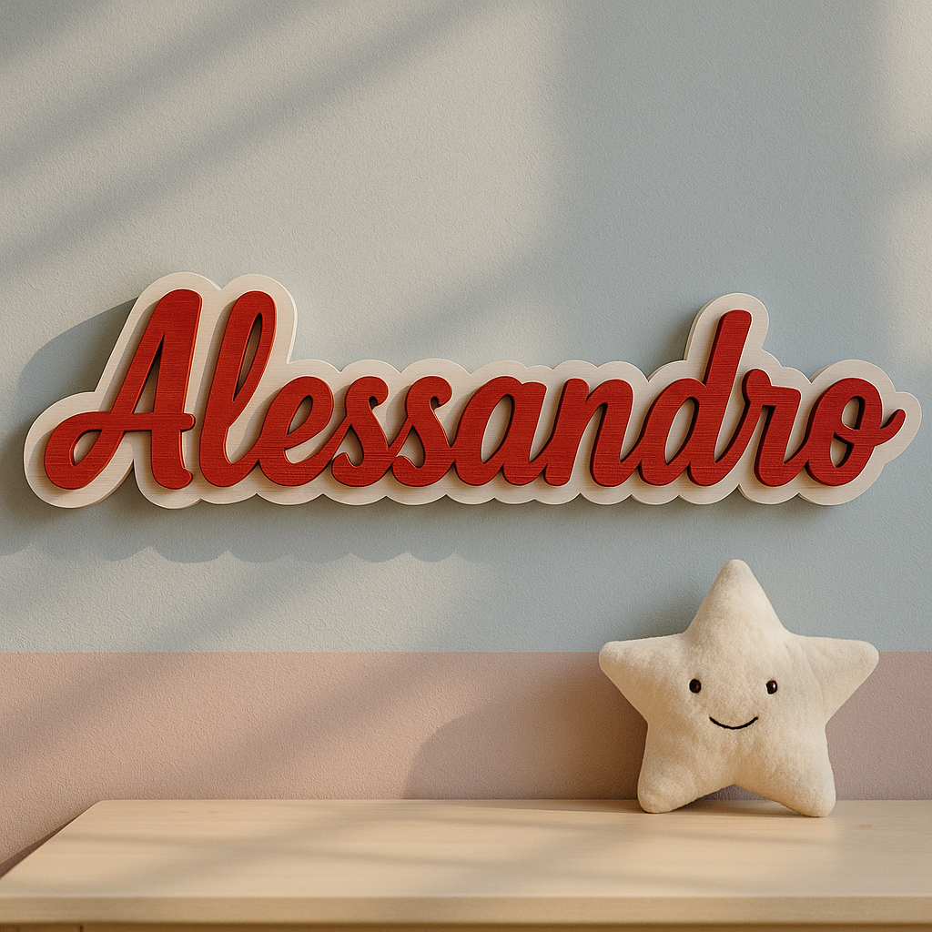 TARGA DECORATIVA - CUSTOM NAME