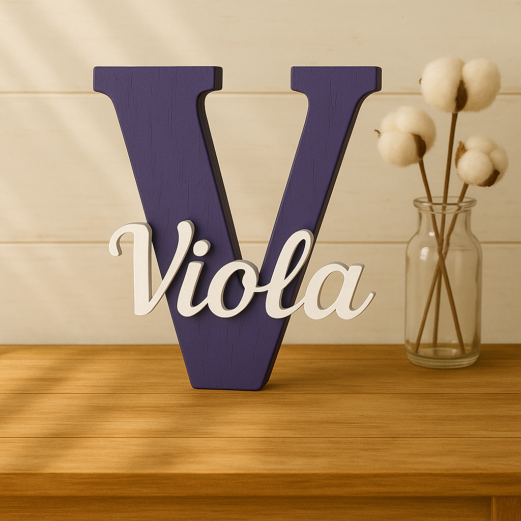 TARGA DECORATIVA - CUSTOM NAME 1