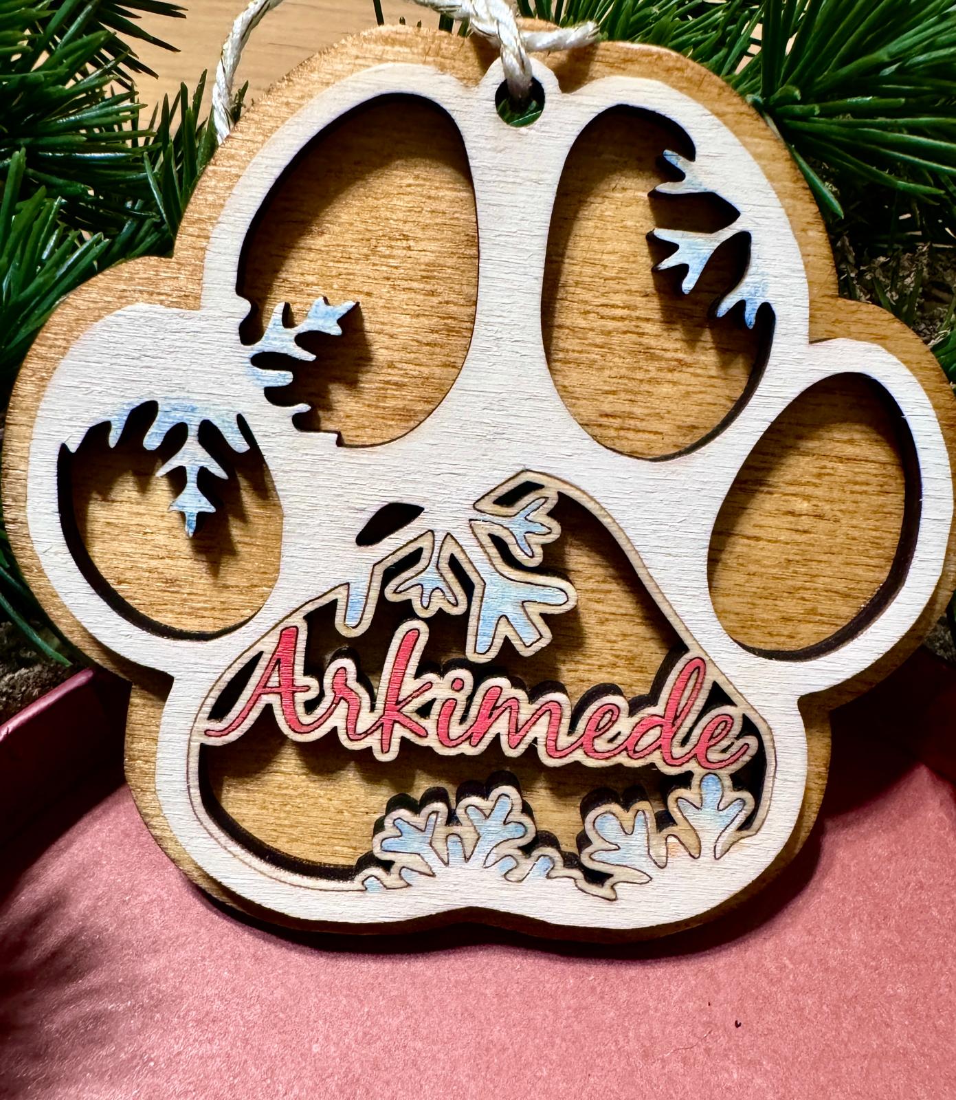 Addobbo Natalizio - ZAMPA NATALE