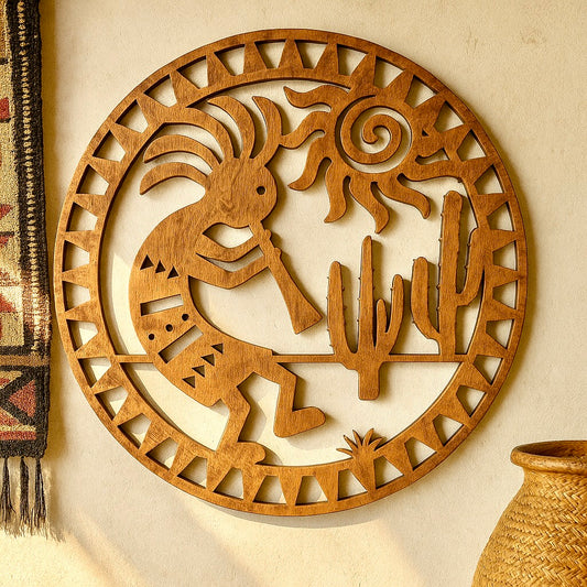 Decorazione legno - KOKOPELLI